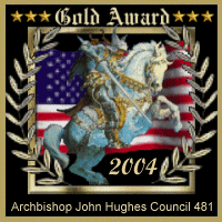 Archbishop John Hughes Gold Award (link opens in new window)