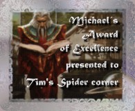 Michael's Silver Award (link opens in new window)
