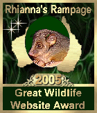 Great Wildlife Website Award (Closed)